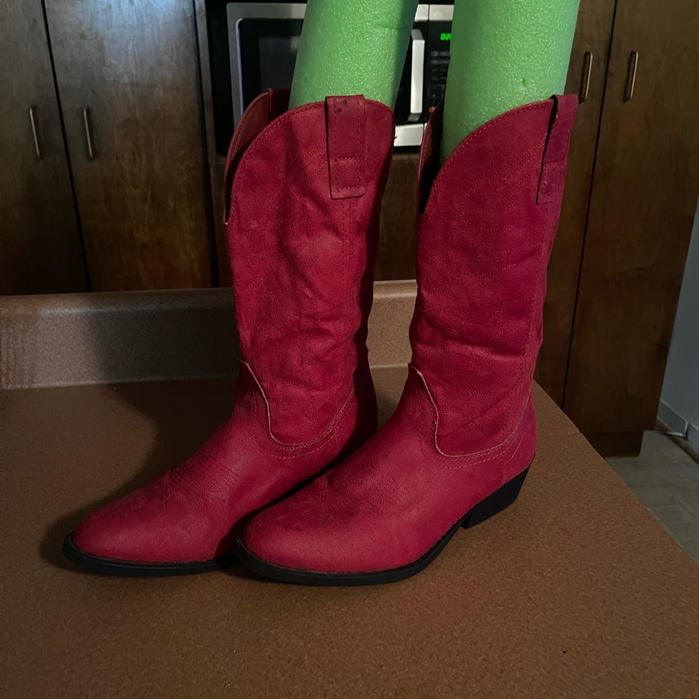 Red Cowboy Boots
